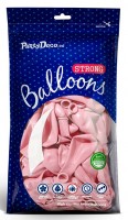 Vorschau: 50 Partystar Luftballons pastellrosa 27cm