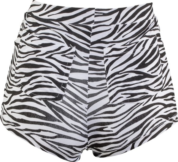 Zebra hotpants voor dames 2