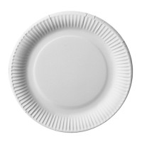 Preview: 100 strong FSC paper plates Puccini 23cm