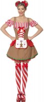 Oversigt: Gingerbread lady Anna kostume
