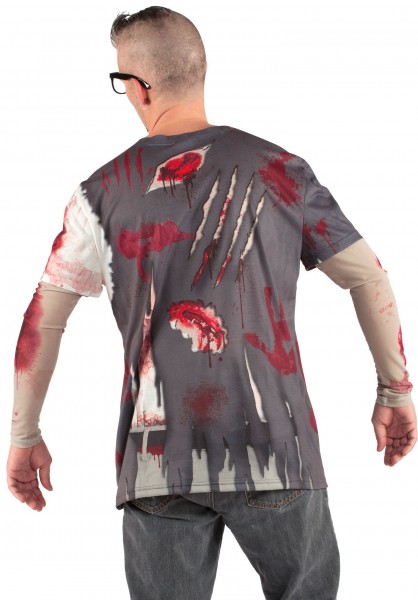 Camisa sangrienta de zombie de oficina 2