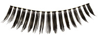 Vista previa: Pestañas de plumas de cabello humano elegante