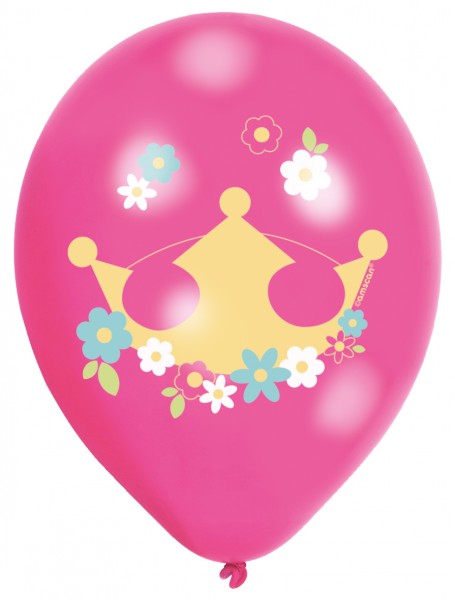 6 lilla prinsessan Bella ballonger 2
