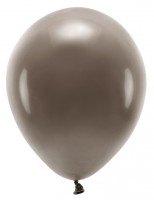 10 eco pastel ballonnen bruin 26cm