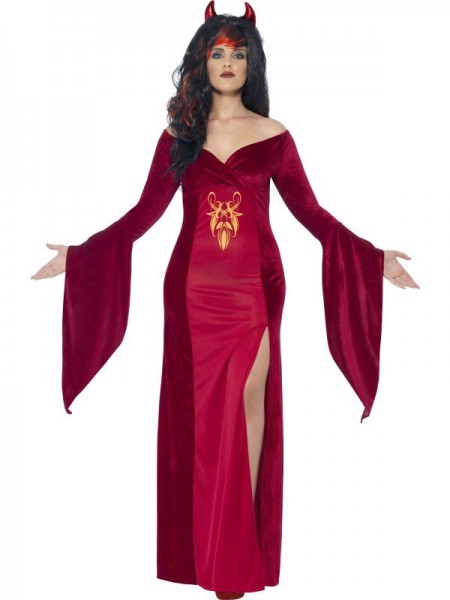Elegant Devil's Bride Mania kostym för kvinnor
