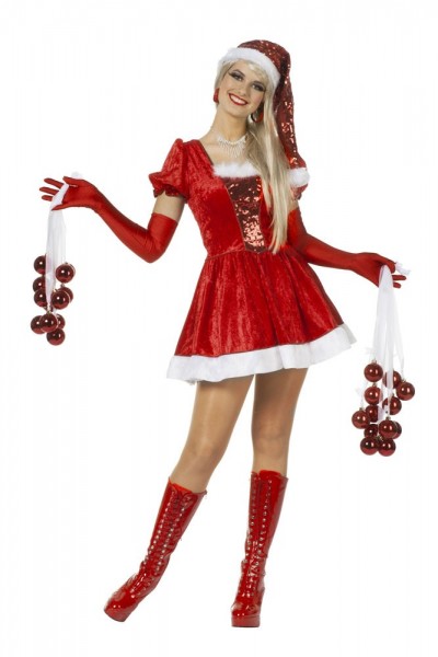 Santa Clara Weihnachtsfrau Kostüm