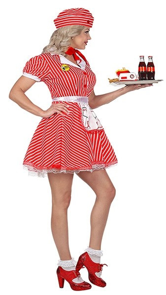 50er Jahre Kellnerin Kostüm 4