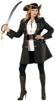 Piraten Räuberin Mantel für Damen