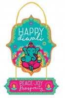Happy Diwali Hangbord tweedelig