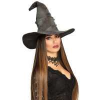 Chapeau de sorcière gris Dawinia