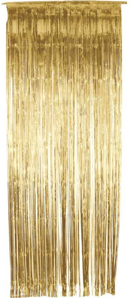 Zasłona glamour złota 91cm x 2,44m