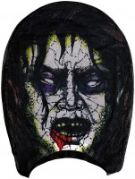 Oversigt: Undead zombie maske lavet af stof