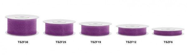 Chiffin-Geschenkband in Violett 25m 2