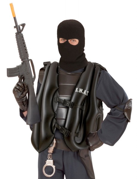 Inflatable SWAT police vest for adults