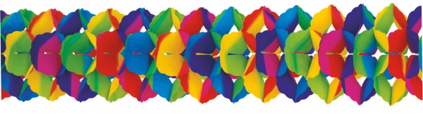 XXL Rainbow Colorful Girlanden 25x1000cm