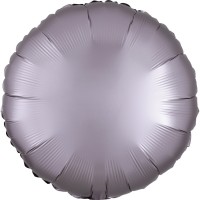 Ballon aluminium satiné mauve 43cm