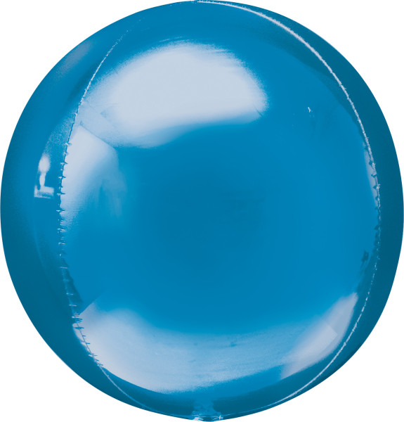 Orbz folieballon blauw 38 x 40cm