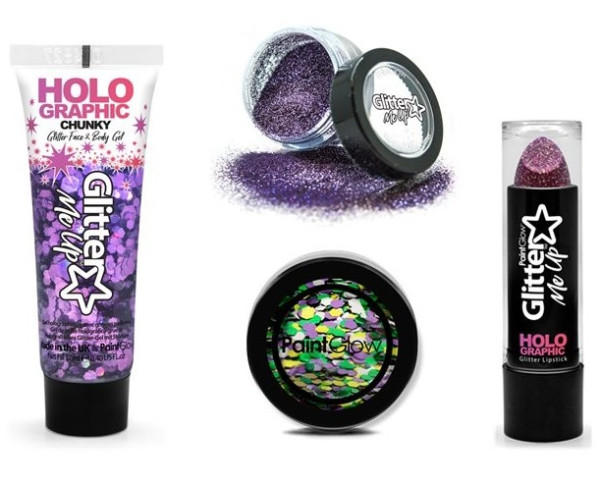 Conjunto de maquillaje Glamour Gala violeta
