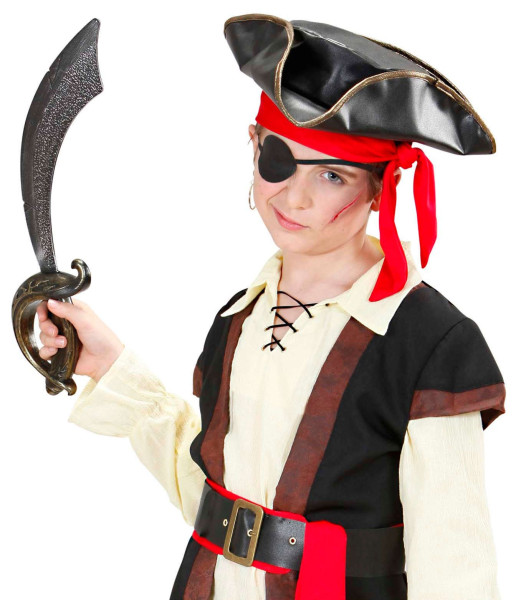 Zilveren kinder piratensabel