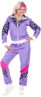 Preview: Fresher 80s jogging suit purple for women