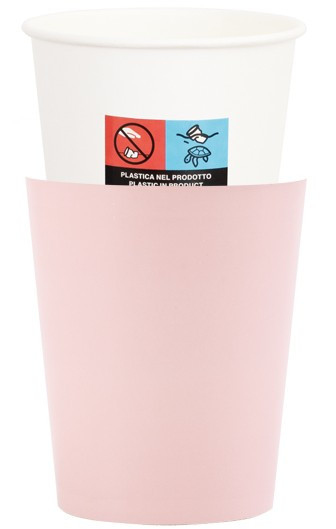 8 Light Pink Passion paper cups