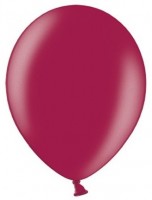 Preview: 100 Partystar metallic balloons blackberry 23cm