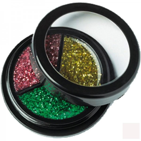 Glitter make-up in a set of 3