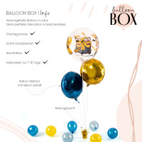 Vorschau: XL Heliumballon in der Box 3-teiliges Set Minions