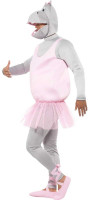 Preview: Hippo ballerina costume for adults