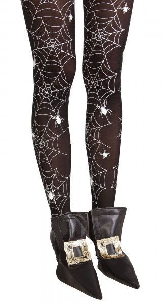 Shoe covers for witches with spider buckle