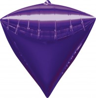 Diamondz Folienballon lila 38 x 43cm
