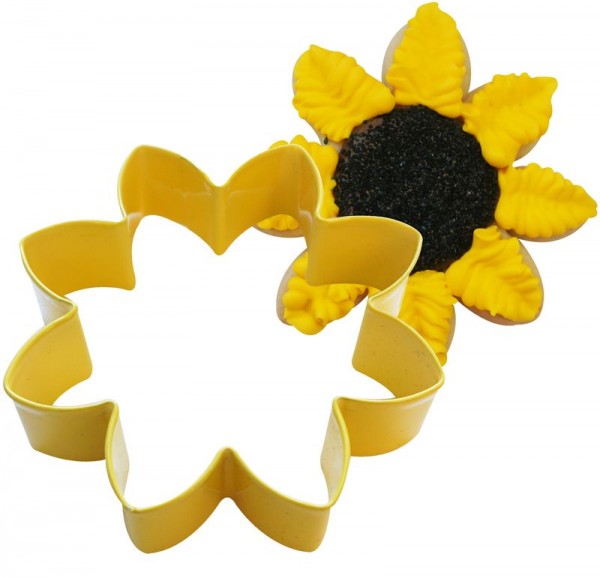 Sunflower cookie cutter 8.9cm
