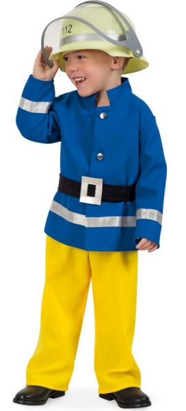 Kleine brandweerman kind kostuum