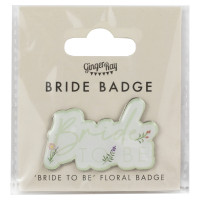 Vorschau: Blooming Bride Pin 5,3cm
