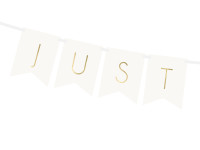 Preview: DIY freshly married garland white 1.55m