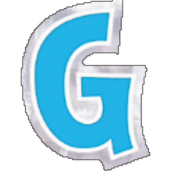 48 balloon stickers letter G