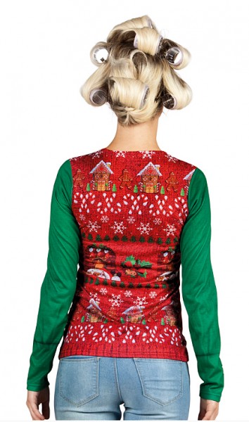 Carola 3D shirt with Christmas motifs