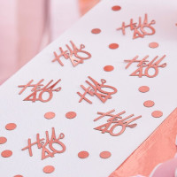 Hello Forty sprinkle decoration 13g