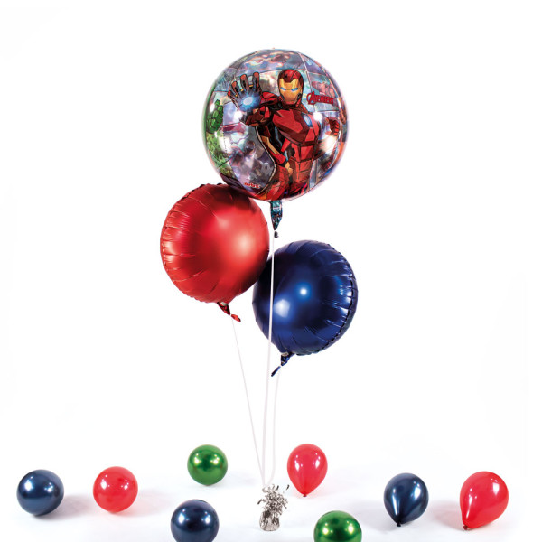XL Heliumballon in der Box 3-teiliges Set Marvel Avengers
