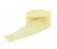 Crepe paper roll yellow 24m