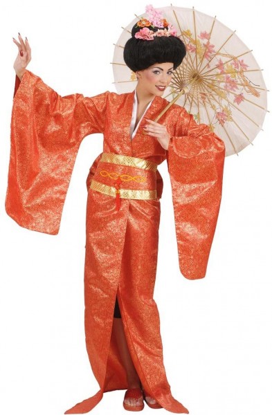 Disfraz de Geisha Makoto premium en calidad de teatro