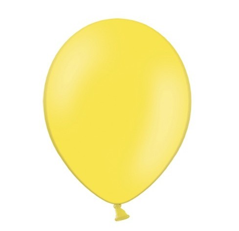 100 Partystar Luftballons zitronengelb 23cm