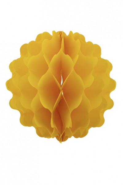 Punkter sjove gule honningkuglekugle 2-pak 20x30cm