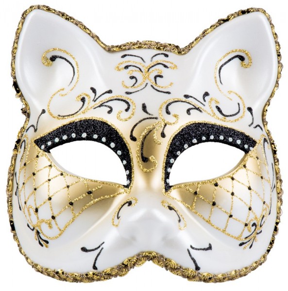 Biancatty glitter cat mask 2