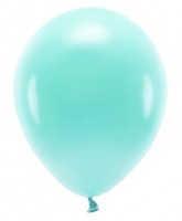 100 øko pastel balloner turkis 26 cm