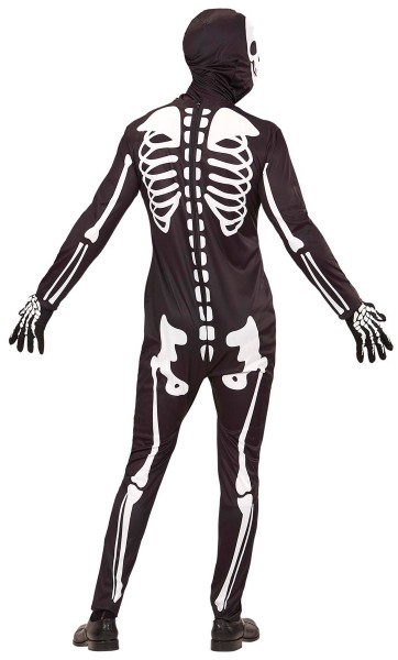 Skeleton ben kostym Willy för män 2