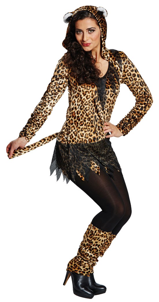 Leoparden Mädchen Lilly Kinderkostüm NEU Mädchen Karneval Fasching Verkleidung 