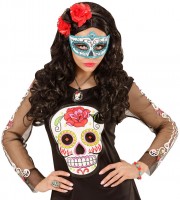Preview: Day of the dead glitter eye mask ester