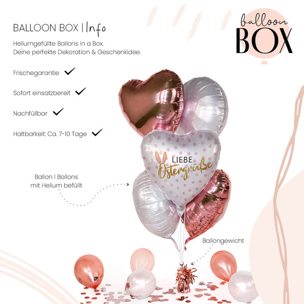 Heliumballon in der Box Liebe Ostergrüße 3