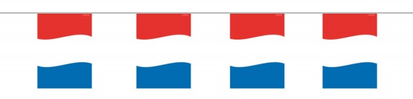 Guirlande de fanions avec le drapeau hollandais 4m